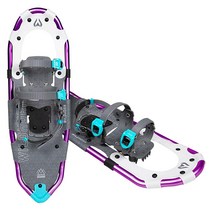WildHorn Outfitters 여성 남성 청소년을 위한 Sawtooth Snowshoes 완전히 조절 가능한 스노우 슈즈 바인딩 경량 소재 단단한 그립 톱니, Aurora