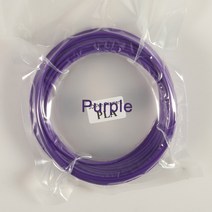 3D 프린팅 재료 3d 펜용 플라스틱 10 미터 PLA 1.75mm 프린터 필라멘트 인쇄 압출기 액세서리 부품 투명 흰색 목재, Purple