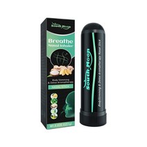 비강 흡입기 슬리밍 조각 체중 감소 비염 민트 상쾌한 코 호흡 비강 에센셜 오일, 1g, 1개