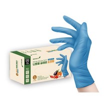 해피리빙 니트릴 글러브 고무장갑 식품용 100매, L(대형), 대(L), 1개
