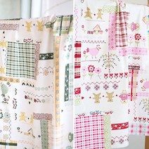 자투리 면30수 컨츄리패치 택1, 면30수 컨츄리패치 그린