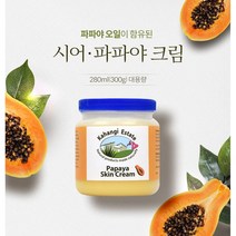 열매 9 유기농 자연 파파야 시어버터 크림_순수 자연원료 280ml 대용량, 1개