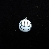 야구보호대 야구용품 농구 참 펜던트 플랫 백 레진 카보 숑 목걸이 쥬얼리 액세서리 제작, 04 3