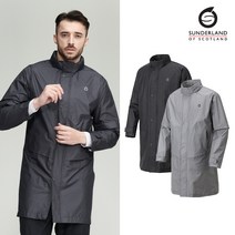 선덜랜드 남성 사파리 코트비옷 - 16151RC41, 블랙
