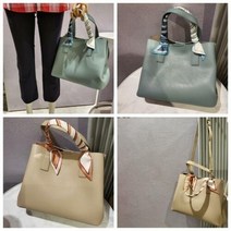 올리비아로렌 NC15 스카프 장식 토트백 VYCUBXS2226