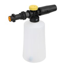 고온 살균 스팀 청소기 고압 핸디 스팀기 750ml 자동차 비누 거품 발생기 와셔 조정, 하얀