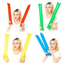 (막대풍선수입)파티용품 파티풍선 팡팡 풍선 응원용품, 화이트