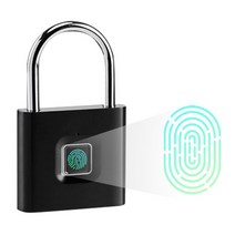 열쇠가 필요없는 스마트 지문인식 자물쇠 핸디락-블랙, 쿠팡 본상품선택