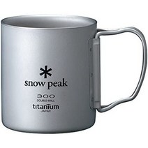 [일본직구]스노우피크 티타늄 더블 머그 300