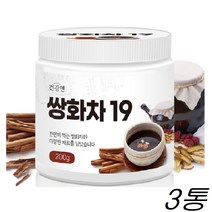 건강앤 쌍화차 가루 만들기 효능 200g 3통