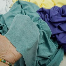 원단대장 폴리스판 무지 스판 얇은옷감 가벼운천 신축성좋은 로우 의류원단, 4번 귤색(8), 1개