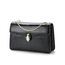 악어가죽가방 엄마선물 블랙 악어 가죽 숄더백 클러치백
