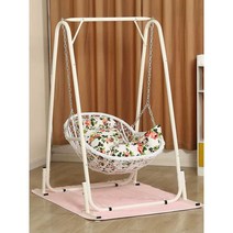 공중의자 하늘그네 편한의자, 흰색 (쿠션+카펫 )