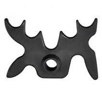 스누커 당구 당구 큐 랙 레스트 스틱 브리지 헤드 9 위치 뿔 홀더, Black_1