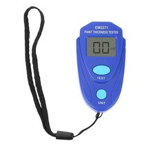 1+1 Painting Thickness Meter Car Film Tester Digital Display Iron-based Magnetic Galvanized Coating, 01 blue