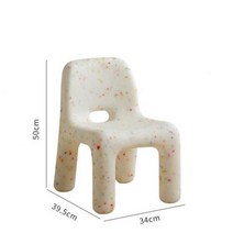[북유럽유아가구] 씽로드 점박이 마카롱 어린이 의자 유치원 어린이집 북유럽 낮은 의자 초등생 디자인체어, 화이트