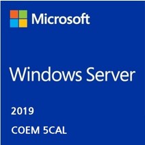 [윈도우서버2019] [마이크로소프트] Windows Server 2019 USER CAL [COEM(DSP)/5CAL 추가용/한글]