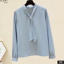 가바바 여성 빅사이즈 긴팔 블라우스 파스텔톤으로 분위기를 창조하는 오피스룩 블라우스 5XL 까지 G59262