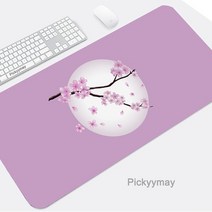 마우스 손목쿠션 손목받침대 손목보호대블랙 마우스 패드 벚꽃 데스크 매트 핑크 사쿠라 쿠션 키보드 컴퓨, 13 13_01 small 180x220x2mm