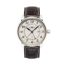 제펠린 Zeppelin Herrenuhr Analog Quarz mit Lederarmband – 76425