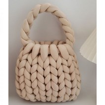 자이언트빅얀 굵은 자이언트실 뜨개실 암니팅 털실 DIY 패브릭얀 두꺼운 벨벳패브릭얀 가방 100636, 20유카색 완제품