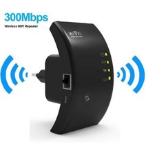 와이파이증폭기 인터넷 증폭기 wifi 익스텐더 복층 300Mbps 와이파이 범위 리피터 홈 네트워크 AP 모드 긴, 미국 플러그_블랙