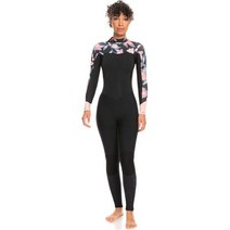 록시 잠수복 다이빙슈트 3/2 mm 스웰 백-집(Zip) GBS 웻수트 - 여성용 우먼즈 273440, Anthracite Paradise Found, 12