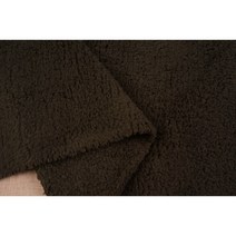 양면 덤블링 원단 어두운 카키 / 페이크퍼 원단