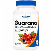 뉴트리코스트 과라나 추출물 1000mg x 150 베지캡슐, 1개, 기본