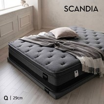 스칸디아 더퍼스트 유로탑 롤팩 매트리스_퀸/착불배송, 추가구성. 매트리스 방수커버 Q
