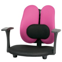 청심의자 휴먼좌식의자 팔걸이 요추형 메쉬원단 H05, 핑크