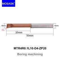 두께측정기 MOSASK 1PC MTR MGR lr 보링 프로파일 스레딩 그루브 CNC 솔리드 카바이드 내부 터닝 정밀 홀 가공 밀링 공구, 21 MTR4R0.1L10-D4-ZP20, 21 MTR4R0.1L10-D4-ZP20