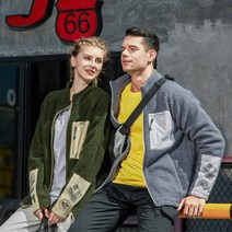 [슈썸] 남여공용 후리스 집업 양털후드 커플 점퍼 IS-HS01