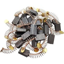 Sipery 30피스 모터 카본 브러시 5x8x13mm 앵글 그라인더 카본 브러시 50# 교체용 일반 전기 모터 전동 공구 부품, 50