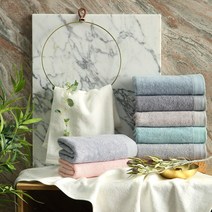 [바보사랑] 7매 무한흡수 노블 뱀부얀 호텔 타올 170g 8가지컬러, 색상:그레이x7