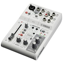 야마하 AG03MK2 B 라이브 스트리밍 믹서 3 채널