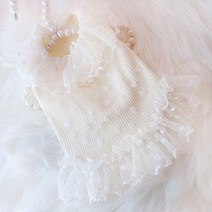 LongFatoys 반려동물원피스 강아지 스커트 공주 웨딩드레스 작은몸 비숑 푸들 작은옷 여자강아지 고양이 얇은스타일 고양이용, C01-XS(등길이52 19가슴둘레 30)