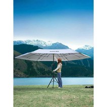 캠핑 파라솔 접이식파라솔 그늘막 대형 우산, 3.3m 실버 그레이(8인용)