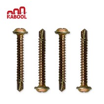 [황금스틸] 갑을화스너 와샤머리 와셔머리 양날피스 직결피스 철판 판넬 각파이프 13mm 16mm 19mm 25mm 32mm 38mm 50mm 64mm 75mm, #8-38 1봉지