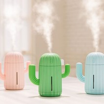 선인장 USB 무선 충전식 미니 가습기 ver.2 W2A7DAD, 쿠팡 핑크_USB아답터