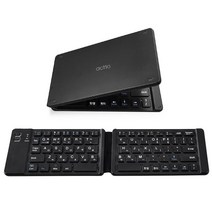 엑토 접이식 휴대용 충전식 블루투스 키보드 BTK-05, 단일상품(NWT6528)