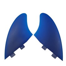 서핑 휴대용 보드 액세서리 서프 핀 트윈 핀작은 중앙 핀 Double Tabs Fins, 1-K2