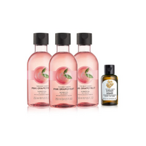 더바디샵 샤워젤 핑크 그레이프후룻 250ml x 3p + 진저 샴푸 60ml, 5세트