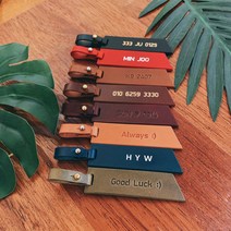 가죽스트랩 자동차키링 스마트키홀더 이니셜각인 명품가죽 기념일선물, 골드, 은박각인, 블랙