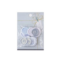 PVC 스티커 컬러 실링 왁스 도장 디자인 입체 엠보싱 편지 엽서 폰꾸 다꾸 데코 다이어리 꾸미기, 09 : 그린캔디