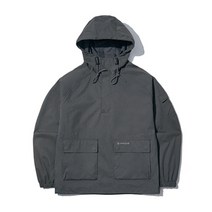 [국내매장판] 스노우피크 snowpeak 어패럴 아웃도어 클랜드 아노락 차콜 바람막이 점퍼 캠핑패션 S22FMRAN20CC