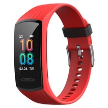 Gavo 체온 스마트 팔찌 V16S 지속적인 심장 박동 수면 모니터링 블루투스 만보계 방수 스포츠 OEM/ODM, 레드