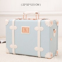 캐리어가방 2022 새 가방 여성 소형 경량 암호 상자 트롤리 케이스 범용 휠 탑승 어린이 18 인치, 01 photo color_01 13