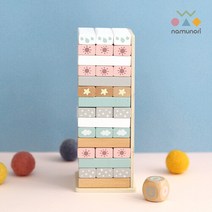 나무노리 원목 도미노 블록 빼기놀이, 단품없음