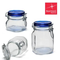 보르미올리 피도병 쨈병 잼병 과일청 원두 유리병, 블루, 03.보르미올리 피도병 500ml